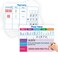 Aizweb 12 Pack Place Value Dry Erase Board Card12 x 9Regrouping Base Ten Small Whiteboard Math Manipulatives Addition Subtraction Game for Student Classroom Must Have Homeschool Teacher Supplies