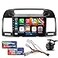 EKAT Android 13 Car Stereo for Toyota Camry 2000 2001 2002 2003 2004 2005 2006 9inch Touchscreen Radio with Carplay Android Auto HiFi Mirror LinkBackup Camera and Mic 264G
