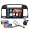 EKAT Android 13 Car Stereo for Toyota Camry 2000 2001 2002 2003 2004 2005 2006 9inch Touchscreen Radio with Carplay Android Auto HiFi Mirror LinkBackup Camera and Mic 264G