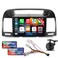 EKAT Android 13 Car Stereo for Toyota Camry 2000 2001 2002 2003 2004 2005 2006 9inch Touchscreen Radio with Carplay Android Auto HiFi Mirror LinkBackup Camera and Mic 264G