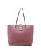 Anne Klein large tote with enamel turn lock