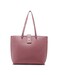 Anne Klein large tote with enamel turn lock