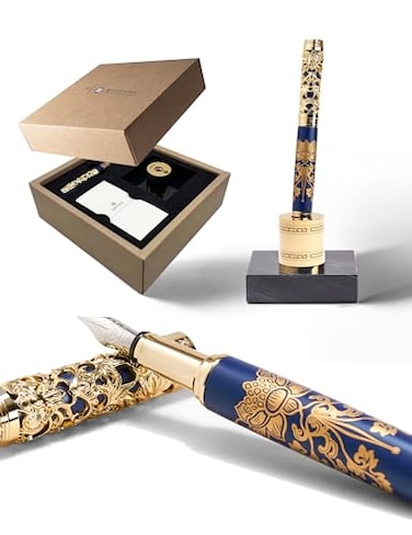 ARTEX Luxury Fountain Pen Museum Art Collections Crafting Timeless Beauty the Best Gift Office Desk Decor German SCHMIDT Fine Nib Solid Metal