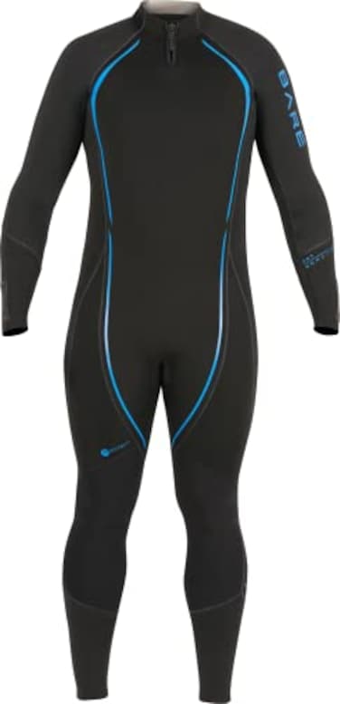 Bare BARE 5MM Mens Reactive Wetsuit Warmest Wetsuit Within BARE Lineup Full Stretch Neoprene Combined with a Unique Graphene Omnired Fabric Comfortable Great for Scuba Diving Blue S