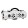 Bazooka Party Bar MINI Portable Bluetooth IP66 Waterproof Speaker RGB Lights Party Button Pairing Up to 70 HRS Battery Life 6 Marine Grade Speakers White