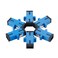 Cable Matters 6Pack SC to SC UPC Simplex OS2 Single Mode Fiber Optic Adapter OS2 SCSC Fiber Coupler