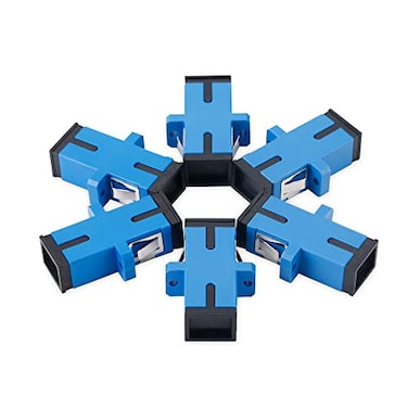 Cable Matters 6Pack SC to SC UPC Simplex OS2 Single Mode Fiber Optic Adapter OS2 SCSC Fiber Coupler