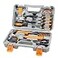 CARTMAN Home Tool Set Kit Basic Household Hand Tools with Storage Case Light Orange