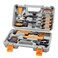 CARTMAN Home Tool Set Kit Basic Household Hand Tools with Storage Case Light Orange