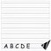 Chinco 10 Pcs Magnetic Sentence Strips for Teachers Dry Erase Lined Magnetic Sentence Strips 12 x 3 Inch Teaching Supplies for The Classroom Reusable Learning Classroom Magnet ToolsWhite