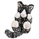 Douglas Lil Baby Black White Kitten Plush Stuffed Animal 6Inch Long