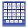 EAMAY Eamay Standard Pocket ChartsBlack 7 Pocket Chart for Teacher Lessons in a Classroom or Home Use Fits Standard 3 Sentence Strips and Word Cards Blue