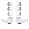 JNSA Ear Tips Replacement for AirPods Pro Air Pods Pro Covers Air Pods Pro Earbuds Tips Ear Cap Ear Gel Silicone Eartips 3 Pairs Small Size White S