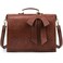 ECOSUSI Womens Briefcase Vegan Leather 156 inch Laptop Bag for Work Computer Shoulder Satchel Bag with Detachable Bow Coffee