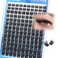 Newcally Eyelash Clusters Volume Lash Clusters Manga Spike Individual Lashes Dcurly Wispy DIY Lash Extension 1018MM Cluster Eyelash Extensions by