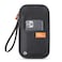 P.travel Family Passport Holder Organizer RFID Blocking Travel Document Case Lightweight Large Passport Cover Case Waterproof Bag Document Organizer for Women Men