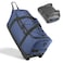 Fanwoli Collapsible Expandable 100L120L Large Rolling Duffle Bag 30 Waterproof Wheeled Luggage with NoSag Heavyload Design Lock Soft Handle for Travel Camping Dorm Moving