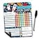 Hadley Designs Magnetic Chore Chart for Kids Reward Chart for Kids Dry Erase Responsibility Board for Children at Home Fridge Behavior Tracker for Daily Weekly Tasks Space Toddler Chore Board