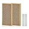 HappyFreeSX Splicing Cat Scratch Pad Cat Scratchers for Indoor Cats and Kitten 2 Pack Cat Scratching Pad Cat Scratcher Cardboard Cat Scratching Pad Premium Scratch from Cats DoubleSided Design