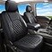 Huidasource Tacoma Front Seat Covers Leather Car Seat Covers Custom Fit for Toyota Tacoma 20162023 2022 2021 Double Crew Cab SR SR5 Limited TRD Pro TRD Sport OffRoad Front PairBlack