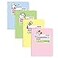 KAISA Colored Paper Spiral Notebook Wide Ruled 712x 934 Wirebound 1 Subject Notebooks 100 Sheetpad 4PadsPack SC10001W