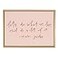 Kate and Laurel Sylvie Do What We Love Framed Canvas Wall Art by Maja Tomljanovic 18x24 Gold Motivational Art for Wall