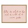 Kate and Laurel Sylvie Do What We Love Framed Canvas Wall Art by Maja Tomljanovic 18x24 Gold Motivational Art for Wall
