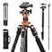 K&F CONCEPT KF CONCEPT Tripod for Camera 78 Aluminum Camera Tripod 81 Tripods Monopods Stable Heavy Duty Travel Tripod for DSLR Cameras Max Load 22 lbs