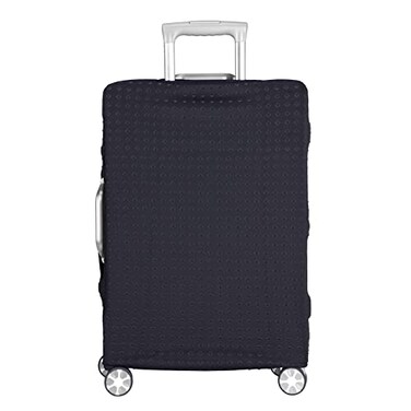 LEAFOREST Spandex Elastic Water Resistant Protective Travel Suitcase Cover Fits 1932 Inch Black L
