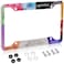 SKZOHROT License Plate Frame for Car Taylors Version Style Car Plate Frame with Screws for Standard Us Canada License Plate Holder Stainless Steel Car Accessories 12x6 Inch