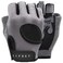 LIFECT Breathable Workout Gloves Knuckle Weight Lifting Fingerless Gym Exercise Gloves with Curved Open Back for Powerlifting Crossfit Women and Men Grey Medium