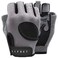 LIFECT Breathable Workout Gloves Knuckle Weight Lifting Fingerless Gym Exercise Gloves with Curved Open Back for Powerlifting Crossfit Women and Men Grey Medium