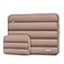 MOSISO Laptop Case 16 inch 15156 inch Puffy Laptop Sleeve Compatible with MacBook Pro 16 M5 M4 M3 M2 M1 HP Dell ASUS Acer Toshiba Lenovo Polyester Horizontal Bag with Small Case Brown