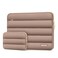 MOSISO Laptop Case 16 inch 15156 inch Puffy Laptop Sleeve Compatible with MacBook Pro 16 M5 M4 M3 M2 M1 HP Dell ASUS Acer Toshiba Lenovo Polyester Horizontal Bag with Small Case Brown