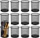 Nicunom 12 Pack Metal Pen Holder Wire Mesh Pen Cup Pencil Holder Pencil Cup for Desk Office Pen Organizer Black