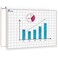Scribbledo SCRIBBLEDO 11x14 Large Graph Dry Erase Grid Board DoubleSided White Board 75 Cells Drawing Math Grid Lines Graphing Charts Whiteboard for Home School Classroom Teachers and Students