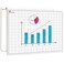 Scribbledo SCRIBBLEDO 11x14 Large Graph Dry Erase Grid Board DoubleSided White Board 75 Cells Drawing Math Grid Lines Graphing Charts Whiteboard for Home School Classroom Teachers and Students