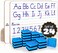 Scribbledo 24 Pack Double Sided Whiteboard Lined Dry Erase Boards for Kids Ruled Writing Board Handwriting Practice for Kids Small White Board Dry Erase Board 9x12 Dry Erase Board with Lines