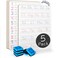 Scribbledo 5 Pack Dry Erase Handwriting Practice for Kids 9 x 12 Inch Letter Alphabet Tracing Board Whiteboard for Kids Ages 35 Write and Wipe Alphabet Practice Cards Letters Erasers