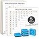 Scribbledo SCRIBBLEDO 5 Pack Dry Erase Multiplication Chart White Board 9 x 12 Multiplication Table Double Sided Times Table Math Manipulatives Whiteboard for Kids Students Classroom 5 Erasers Include