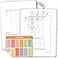 Scribbledo SCRIBBLEDO Dry Erase Division White Board 9x12Inch Small Division Chart Durable Portable Double Sided Math Manipulatives Practice Whiteboard for Kids Students Classroom and Home Long Divisi