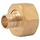 SharkBite 34 Inch x 1 Inch NPSM Crimp Swivel Adapter Brass Plumbing Fittings PEX Pipe PERT UC529LFA