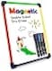 Scribbledo Small White Board Dry Erase Board for Kids Portable 9x12 Lapboard Travel Drawing Magnetic Mini Whiteboard for Students Teachers School Supplies Small Dry Erase Board for Kids 4 Markers Incl