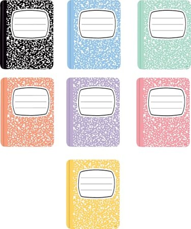 Teacher Created Resources Cool for School Composition Books Accents TCR9331