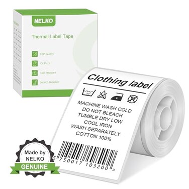 Nelko Thermal Labels for PM220 Label Maker 2 x 315 50x80mm Thermal Sticker Label Waterproof MultiPurpose Label Tape 1 Roll of 100 SelfAdhesive Thermal Paper White