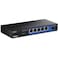 TRENDnet 5Port Gigabit Compact Metal Desktop Switch with SFP Slot TEGS51SFP Fanless Design Wall Mountable Lifetime Protection Black