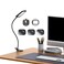 TROND LED Desk Lamp with Clamp 1000LM Super Bright 3Level Dimmable Desk Light 6000K Daylight ExtraLong Flexible Gooseneck Clip on Light EyeCare Clamp Lamp for Painting WorkbenchReading Sewing