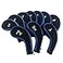 VideoPUP 10PCS Golf Iron Head Covers Long Neck Iron Zippered Golf Club Headcovers Protect Set