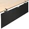 VIVO 60 Inch Clampon Privacy and Cable Management Organizer Sleeve Wire Hider Kit Panel System Desk Skirt Black DESKSKIRT60P
