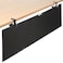 VIVO 60 Inch Clampon Privacy and Cable Management Organizer Sleeve Wire Hider Kit Panel System Desk Skirt Black DESKSKIRT60P
